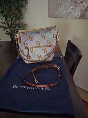 Dooney & Bourke Large Sac Monogram Shoulder Bag
